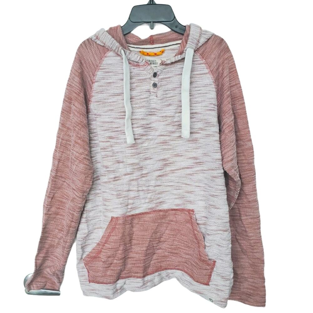 Free Planet Men's Hoodie Large Cotton